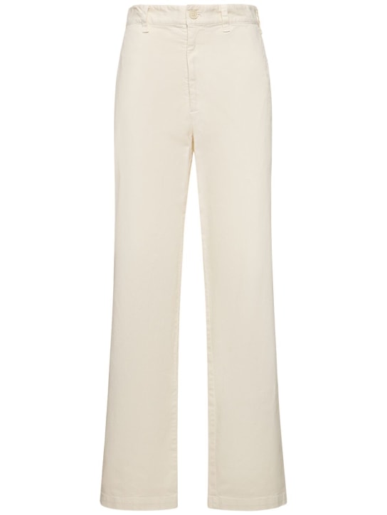Nili Lotan: Pantalon boyfriend en coton Eliot
