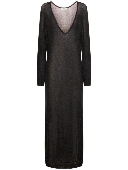 Interior - Robe longue en viscose mélangée The Croft