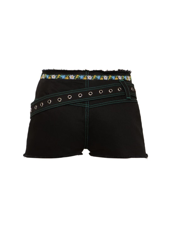 Cormio - Short en denim & ceinture Robin