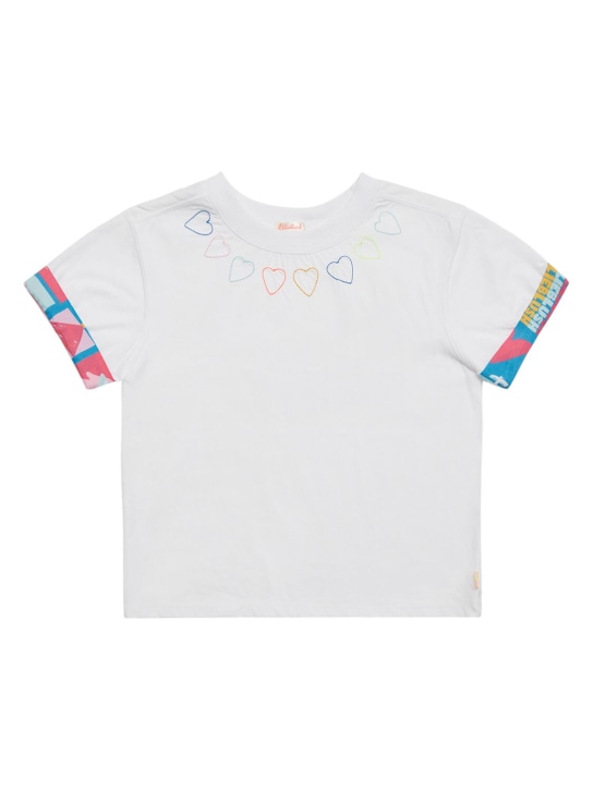Billieblush - Embroidered organic cotton t-shirt