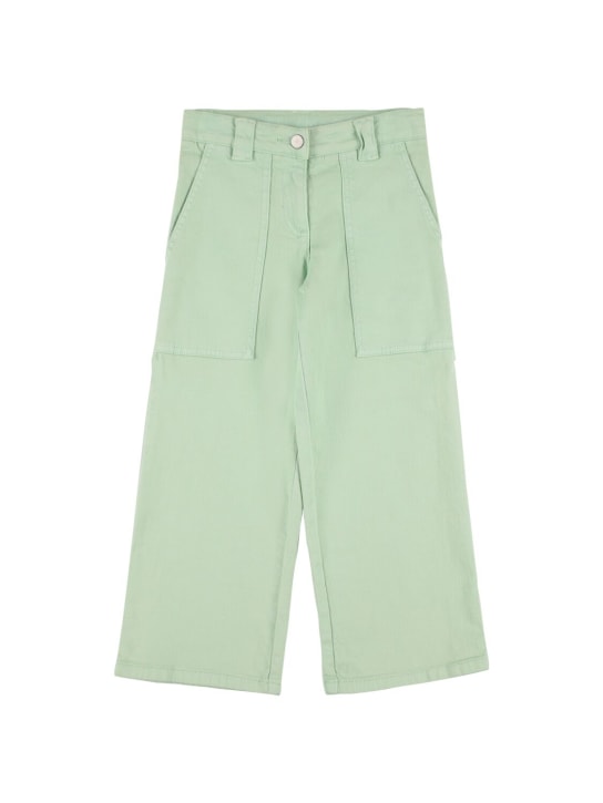 Stella McCartney Kids - Pantaloni carpenter in denim organico