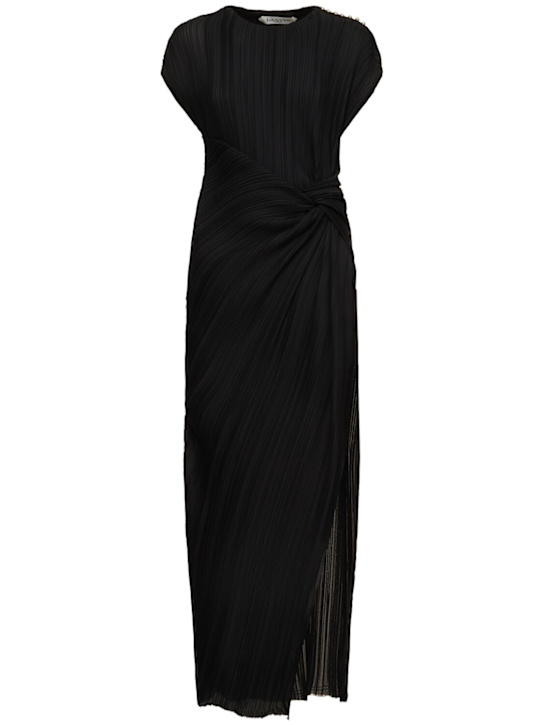 Lanvin - Robe longue sans bretelles détail froncé