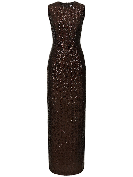 Michael Kors Collection: Kleid mit Stretch-Technostoff mit Pailletten