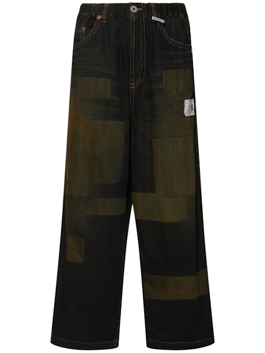 Mihara Yasuhiro: Jeans aus Denim mit weitem Bein