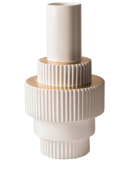 Polspotten - Grand vase blanc Gear