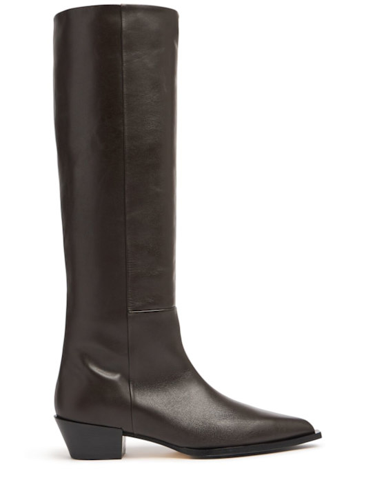 Aeyde - 40mm hohe Cowboystiefel aus Leder „Arla“