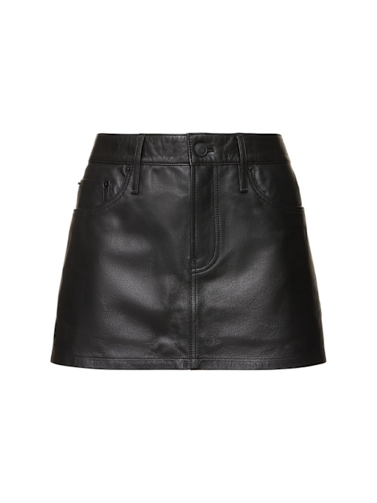 Wardrobe.nyc - Jupe courte en cuir