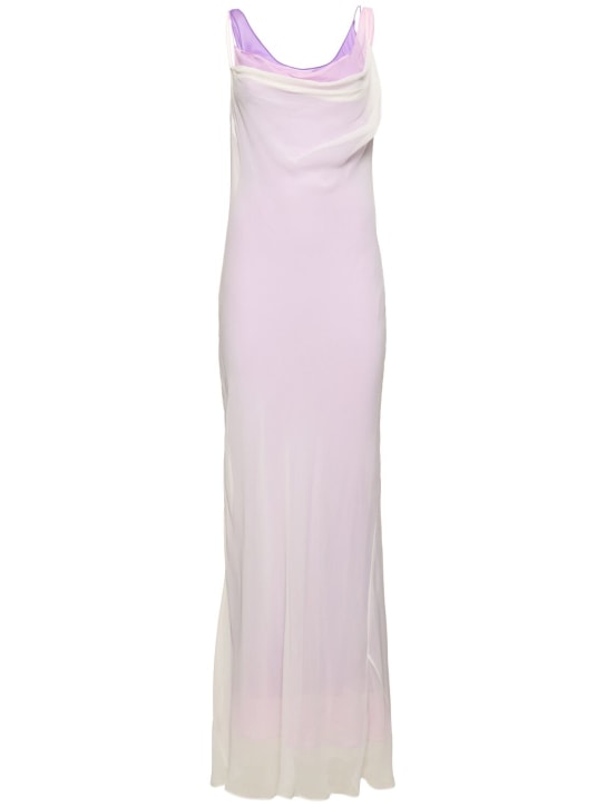 Christopher Esber: Vestido largo de satén