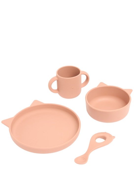 Liewood - Kitty Vivi silicone tableware set