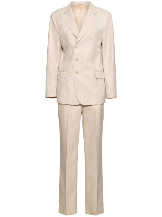 BETTTER - Wrap linen blend suit