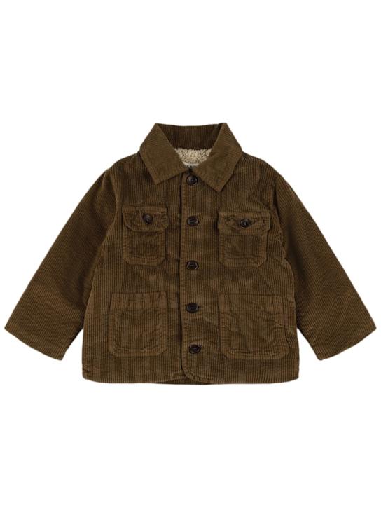 Babe & Tess: Veste en tissu côtelé et teddy