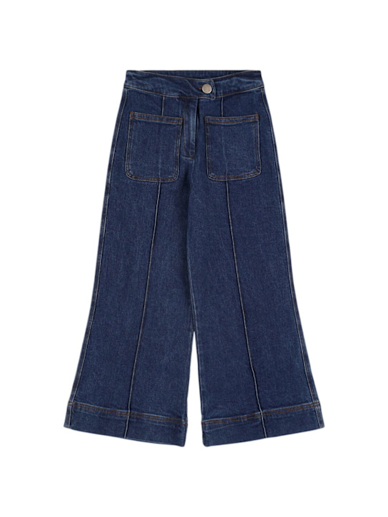 TANGERINE: Stonewashed wide leg jeans