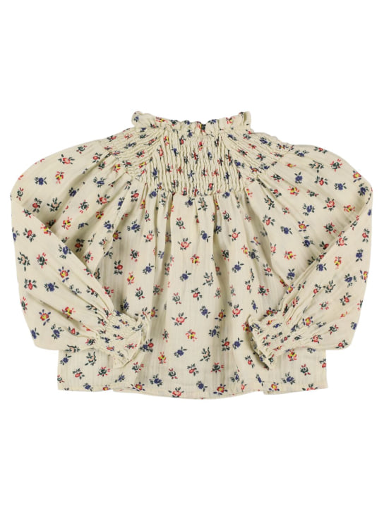 The New Society: Printed cotton muslin shirt