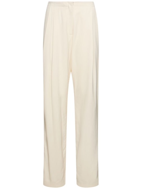 TOVE - Pantalon en crêpe de viscose et laine Emery