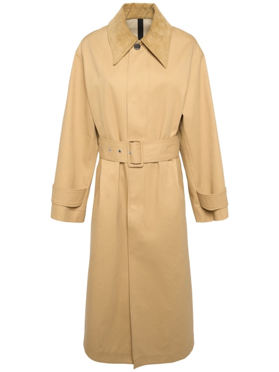AMI Paris - Trenchcoat aus Baumwollcanvas mit Gürtel