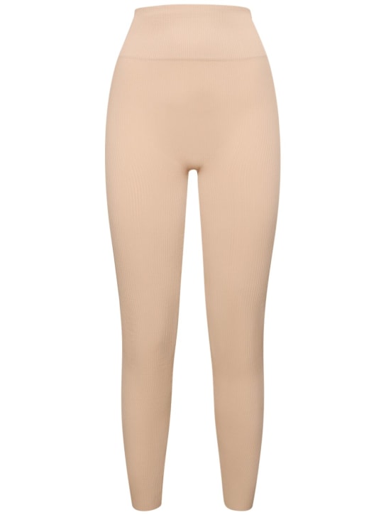 Andreadamo - Leggings aus geripptem Jersey mit Steigbügeln