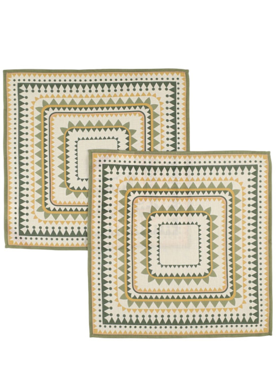 La Double J - Lot de 2 grandes serviettes de table