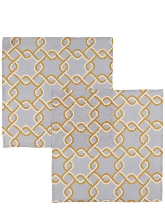 La Double J: Lot de 2 grandes serviettes de table