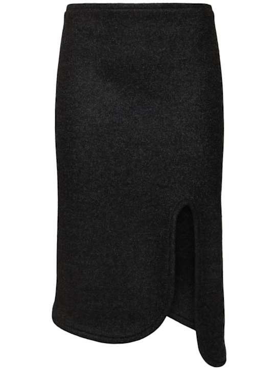 Victoria Beckham - Jupe tube midi en laine rembourrée