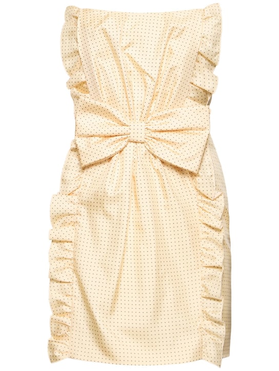 Alessandra Rich - Minikleid aus Seidentwill