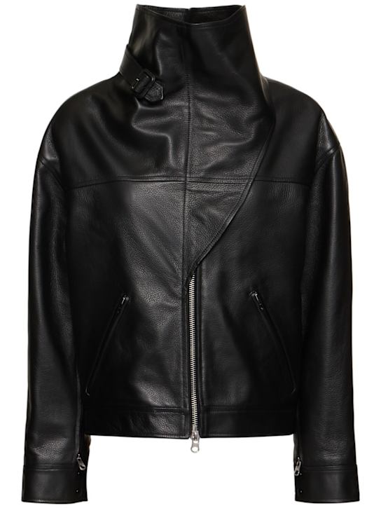 Courrèges - Veste de motard en cuir