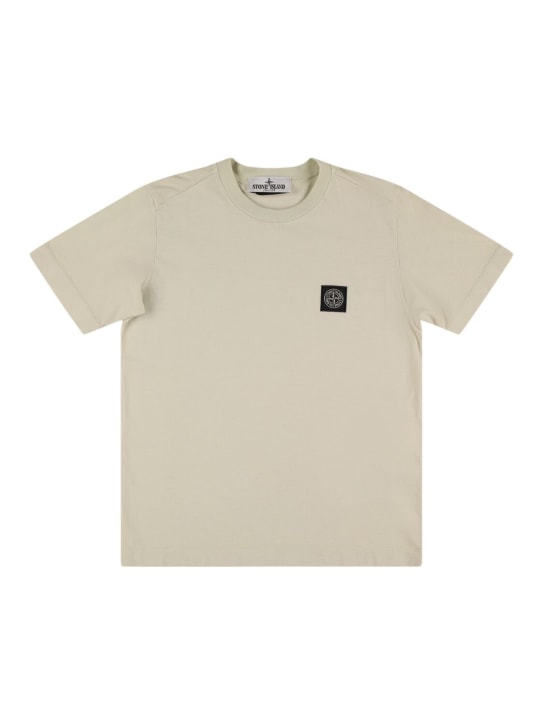 Stone Island Junior - T-shirt en jersey de coton