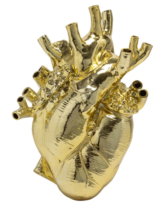 Seletti - Grand vase doré Love In Bloom