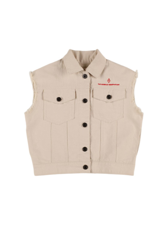 The Animals Observatory - Gilet en sergé de coton imprimé