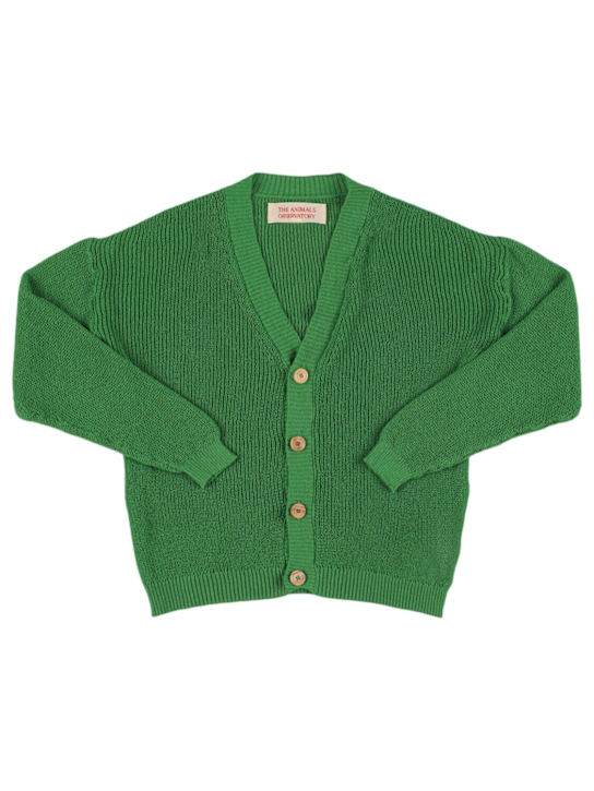 The Animals Observatory: Cardigan en maille de coton