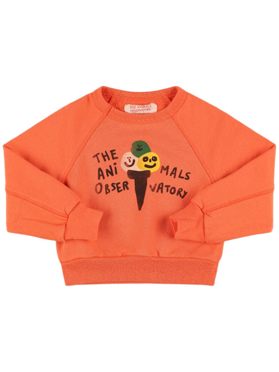 The Animals Observatory - Sweat-shirt en coton imprimé
