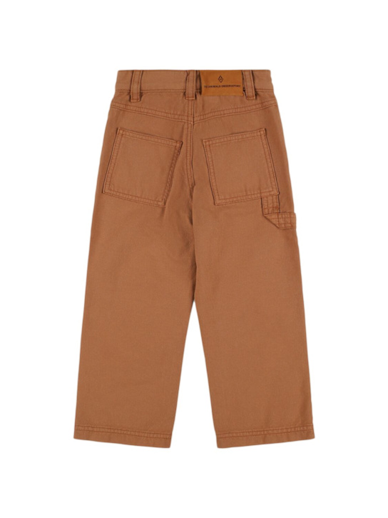 The Animals Observatory: Pantalon en gabardine de coton imprimé