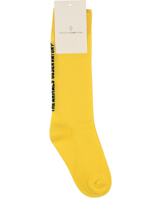 The Animals Observatory: Chaussettes en tissu jacquard à logo