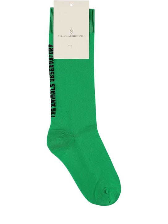 The Animals Observatory - Chaussettes en tissu jacquard à logo