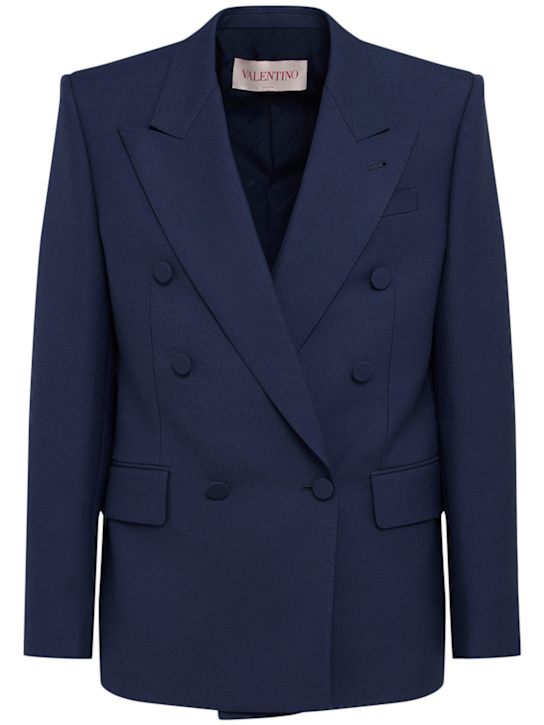 Valentino - Veste en gabardine de laine