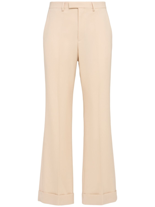 Valentino - Pantalon formelle en gabardine de laine