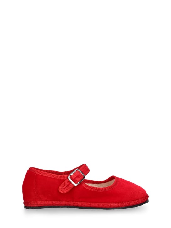 Vibi Venezia: Mary Jane-Loafer aus Samt
