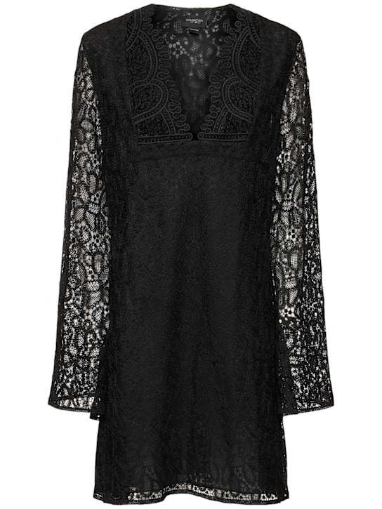 Giambattista Valli - Robe courte en dentelle à manches longues