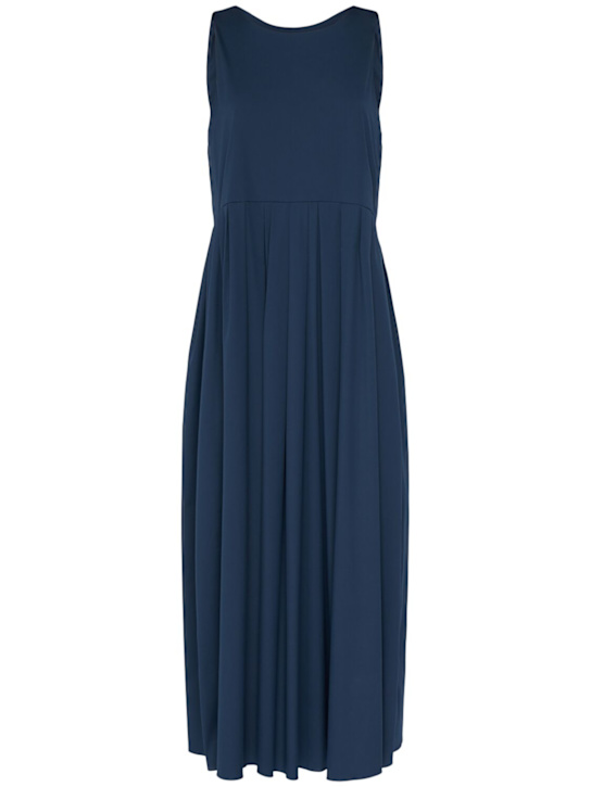 S MAX MARA: Robe midi en popeline Moira