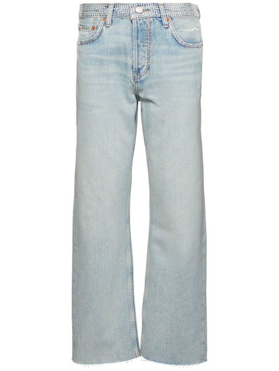 RE/DONE - Gerade geschnittene Jeans mit Verzierung