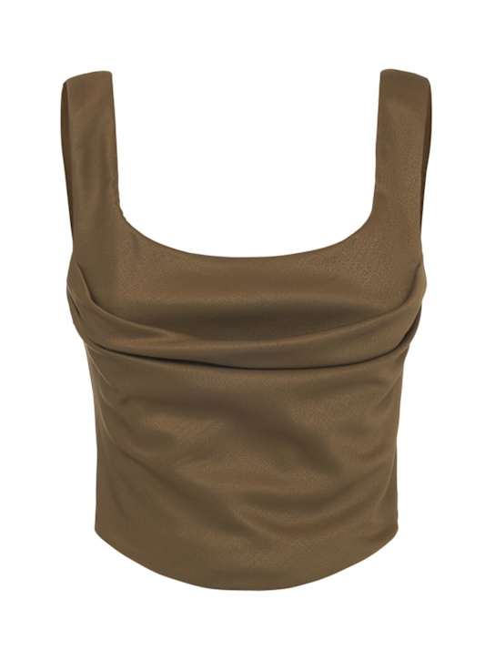 Giuseppe Di Morabito - Top in lana drappeggiata