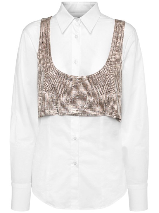 Giuseppe Di Morabito - Chemise en popeline de coton embelli