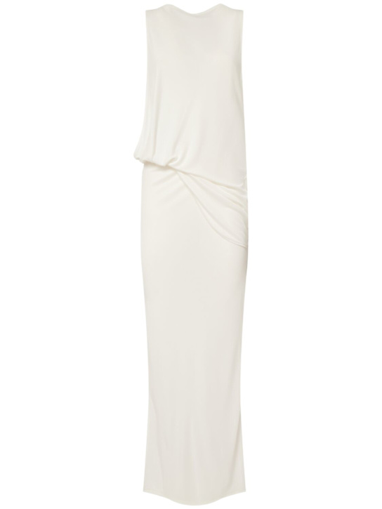 Jacquemus - Robe longue drapée La Robe Peplo Longue