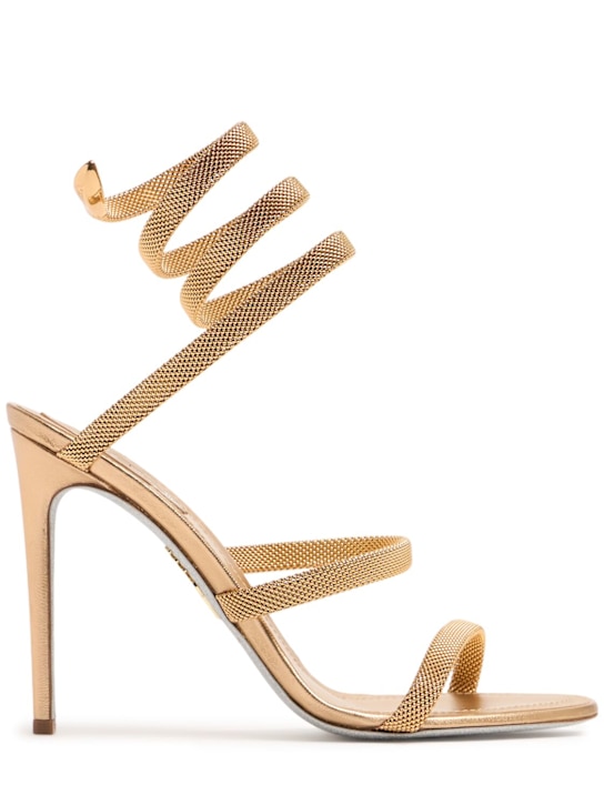 René Caovilla - Sandales en cuir et métal 105 mm