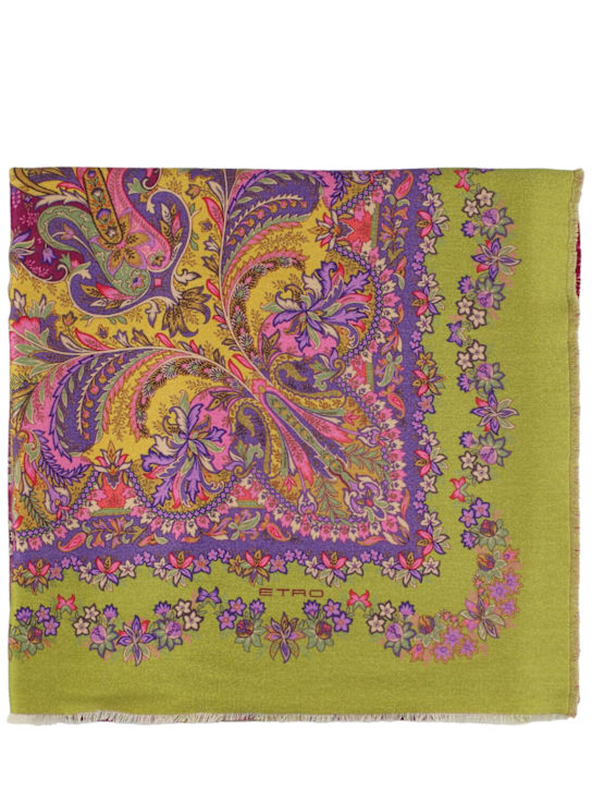 Etro - Plaid en laine Iris