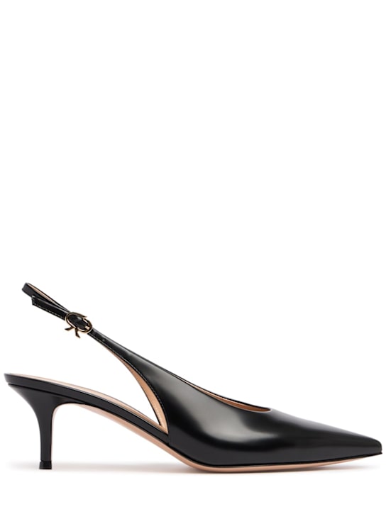 Gianvito Rossi: 55mm hohe Lederpumps „Robbie“