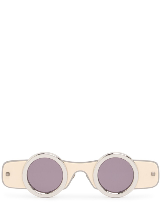 Kuboraum Berlin: Lunettes de soleil rondes en métal et acétate J50