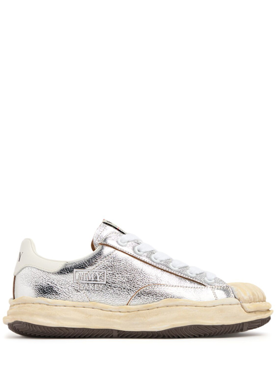 Mihara Yasuhiro - Blakey wrinkled leather low top sneakers