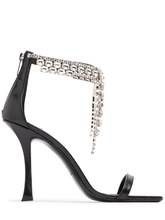 Jimmy Choo: Sandales en cuir Verity 100 mm