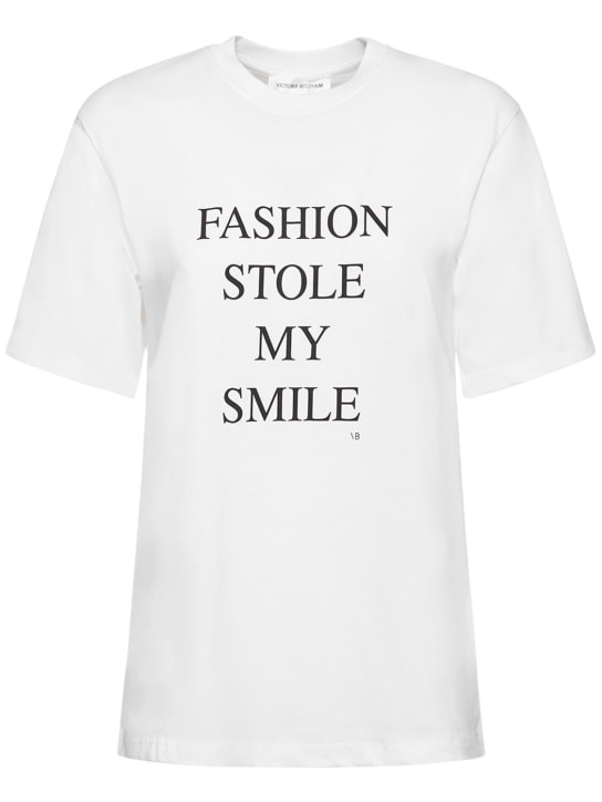 Victoria Beckham - T-shirt in cotone