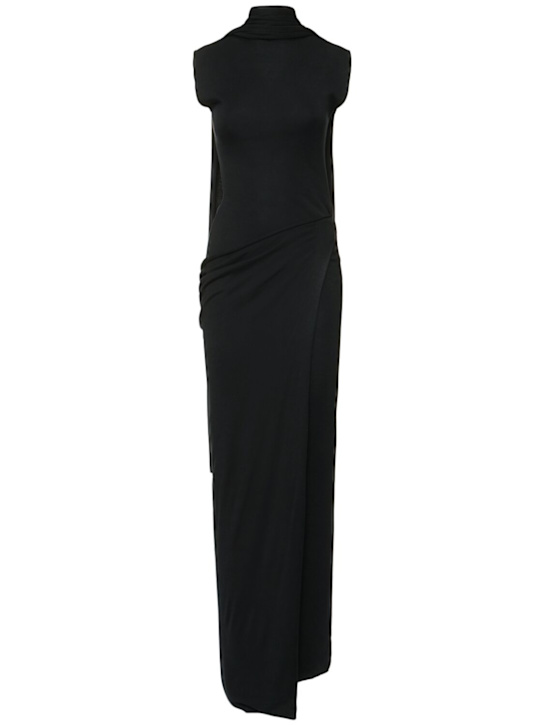 Aya Muse - Robe longue en soie et viscose Nou